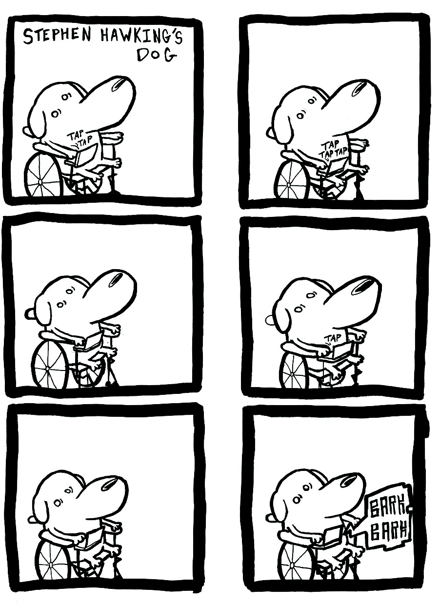 stephen hawking's dog